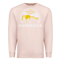 Pale Pink catskills new york vintage Premium Sweatshirt - linhVisuals
