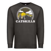 Smoke catskills new york vintage Premium Sweatshirt - linhVisuals
