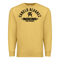 Antique Gold canelo alvarez boxing Premium Sweatshirt - linhVisuals
