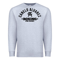 Heather Grey canelo alvarez boxing Premium Sweatshirt - linhVisuals