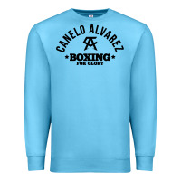 Ocean Blue canelo alvarez boxing Premium Sweatshirt - linhVisuals