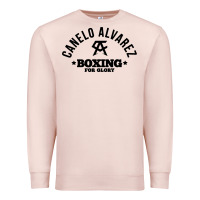 Pale Pink canelo alvarez boxing Premium Sweatshirt - linhVisuals