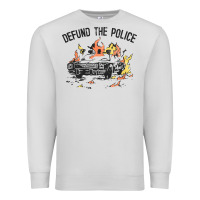 Dove Grey defund the police Premium Sweatshirt - linhVisuals