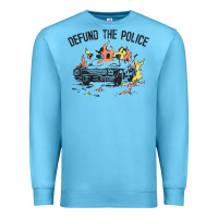 Ocean Blue defund the police Premium Sweatshirt - linhVisuals