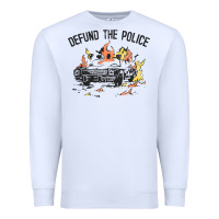 White defund the police Premium Sweatshirt - linhVisuals