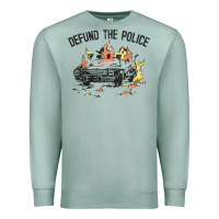 Seafoam defund the police Premium Sweatshirt - linhVisuals