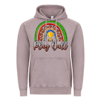 Vintage Zinc Play Ball Football Rainbow Vintage Hoodie - CowhideDigitalArt