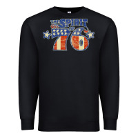 Black spirit of 76    bicentennial Premium Sweatshirt - linhVisuals