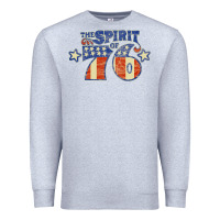 Heather Grey spirit of 76    bicentennial Premium Sweatshirt - linhVisuals