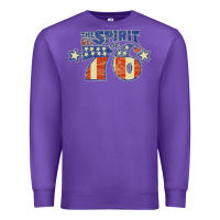 Purple spirit of 76    bicentennial Premium Sweatshirt - linhVisuals