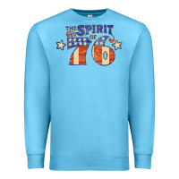 Ocean Blue spirit of 76    bicentennial Premium Sweatshirt - linhVisuals