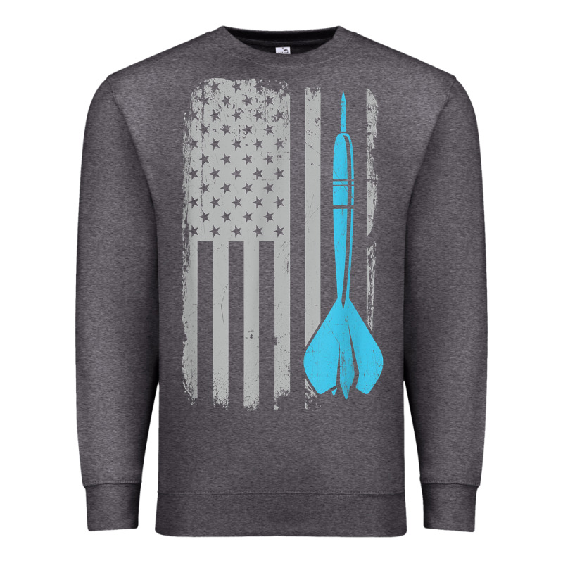 Throwing Darts   Vintage Usa American Flag For Dart Players T Shirt Premium Sweatshirt by linhVisuals | Teevron