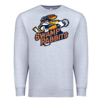 Heather Grey greenville swamp rabbits Premium Sweatshirt - linhVisuals