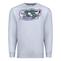 Heather Grey florida everblades Premium Sweatshirt - linhVisuals