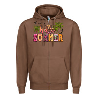 Chestnut hello summer Zipper Hoodie - JahusDesignShop