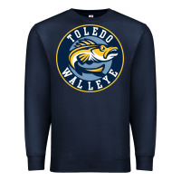 Navy toledo walleye Premium Sweatshirt - linhVisuals