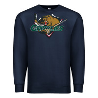 Navy utah grizzlies Premium Sweatshirt - linhVisuals