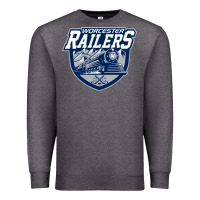 Charcoal Heather worcester railers Premium Sweatshirt - linhVisuals