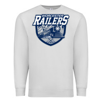 Dove Grey worcester railers Premium Sweatshirt - linhVisuals
