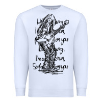 White michael schenker müsïc Premium Sweatshirt - linhVisuals