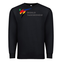 Black world taekwondo sports Premium Sweatshirt - linhVisuals