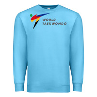 Ocean Blue world taekwondo sports Premium Sweatshirt - linhVisuals