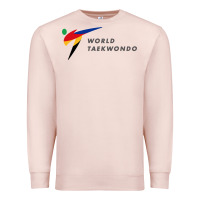 Pale Pink world taekwondo sports Premium Sweatshirt - linhVisuals