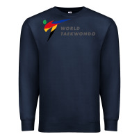 Navy world taekwondo sports Premium Sweatshirt - linhVisuals