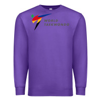 Purple world taekwondo sports Premium Sweatshirt - linhVisuals