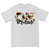 Dove Grey oklahoma state cowhide serape cactus Premium Tee - RanaPortraitStore