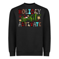 Black holiday spirit activate Heavyweight Sweatshirt - JahusDesignShop