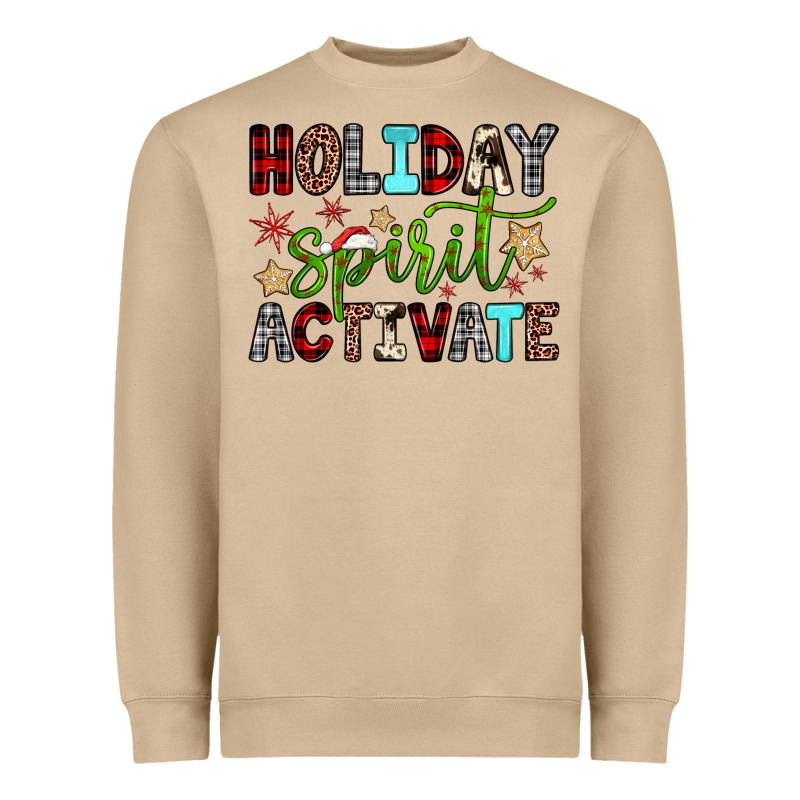 Holiday Spirit Activate Heavyweight Sweatshirt by JahusDesignShop | Teevron