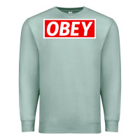 Seafoam obey Premium Sweatshirt - linhVisuals