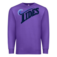 Purple #norfolk tides Premium Sweatshirt - linhVisuals