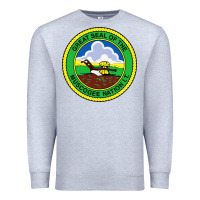 Heather Grey great seal of the muscogee nation Premium Sweatshirt - linhVisuals