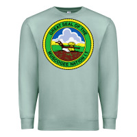 Seafoam great seal of the muscogee nation Premium Sweatshirt - linhVisuals