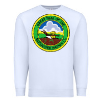 White great seal of the muscogee nation Premium Sweatshirt - linhVisuals