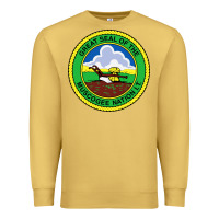 Antique Gold great seal of the muscogee nation Premium Sweatshirt - linhVisuals