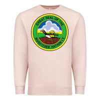 Pale Pink great seal of the muscogee nation Premium Sweatshirt - linhVisuals