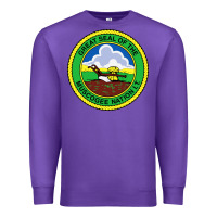 Purple great seal of the muscogee nation Premium Sweatshirt - linhVisuals