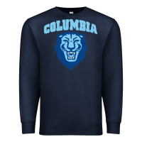 Navy columbia university Premium Sweatshirt - linhVisuals
