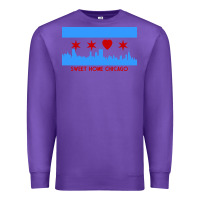 Purple sweet home chicago Premium Sweatshirt - linhVisuals