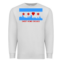 Dove Grey sweet home chicago Premium Sweatshirt - linhVisuals