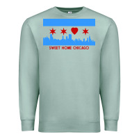 Seafoam sweet home chicago Premium Sweatshirt - linhVisuals