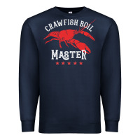 Navy 5 stars crawfish boil master big red lobster Premium Sweatshirt - linhVisuals