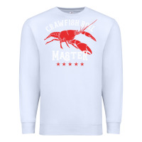 White 5 stars crawfish boil master big red lobster Premium Sweatshirt - linhVisuals