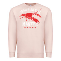 Pale Pink 5 stars crawfish boil master big red lobster Premium Sweatshirt - linhVisuals