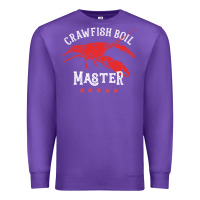 Purple 5 stars crawfish boil master big red lobster Premium Sweatshirt - linhVisuals