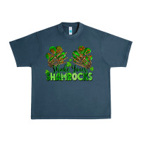 Midnight Navy Shake Your Shamrocks Urban Heavy Tee - FaDigitalArtStudio
