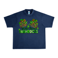 Navy Shake Your Shamrocks Urban Heavy Tee - FaDigitalArtStudio